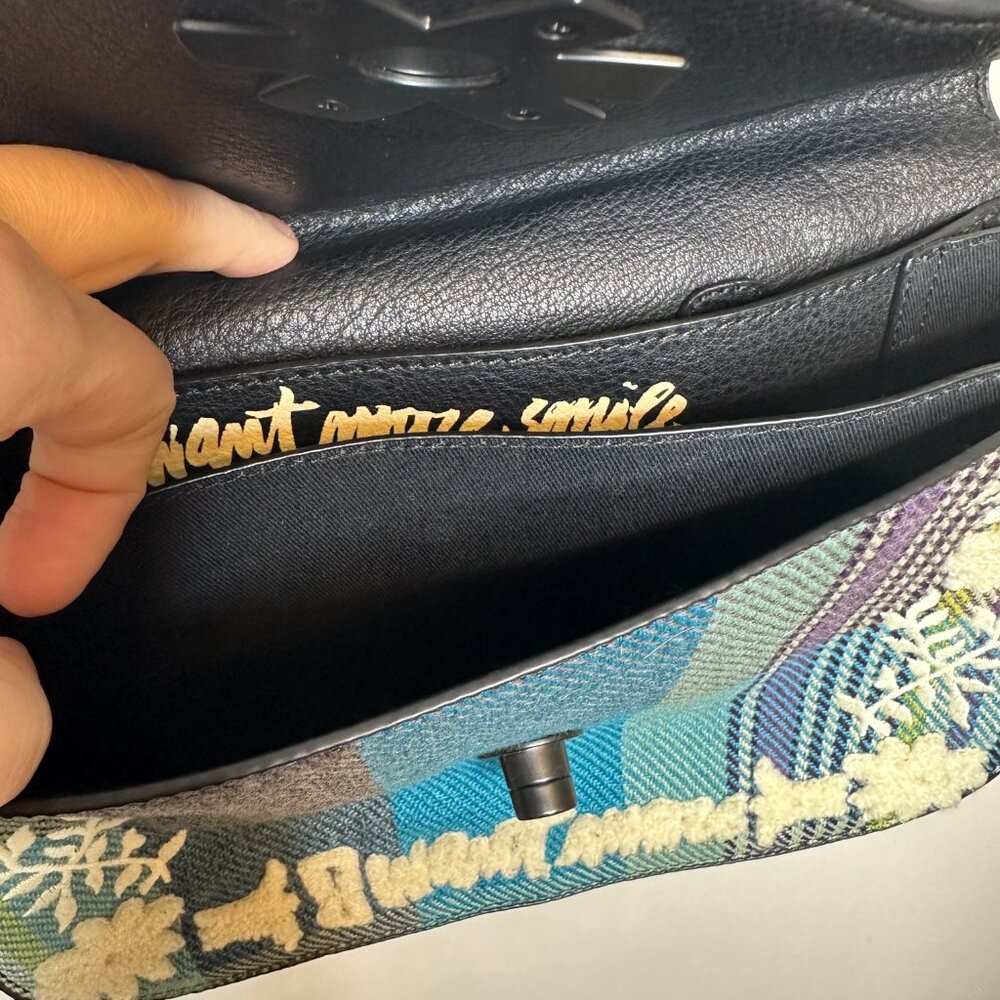 Desigual Multicolor Patchwork Textured Tartan Emb… - image 8